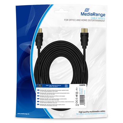 Mediarange HDMI Cable M/M 1.4 10.00M Black