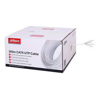 Cable CAT.6 UTP 305M White/PFM923I-6UN-C Dahua — image 1