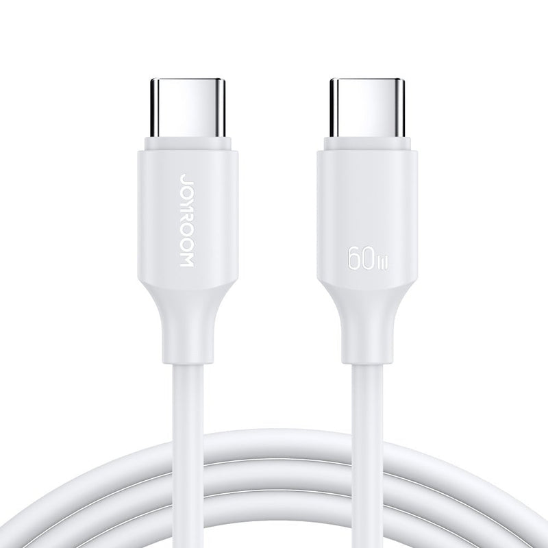 Joyroom Cable Type-c - Type-c 60W, 480MB/S, 1M, White (S-CC60A9)