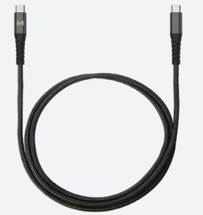 Mobilis 001342 USB Cable 1M USB C Black