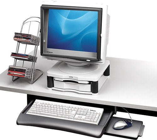 Fellowes Tray Keyboard Manager Graphite 93804, 558MM, 302MM, 52MM,