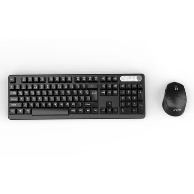 Keyboard Turco + Mouse Inca IWS-549U RF Wireless + USB QWERTY Black — image 1