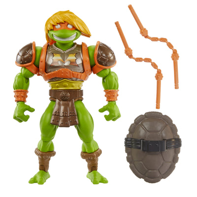 Mattel Figure Toy Masters Of The Universe Origins Turtles Of Grayskull Michelangelo HTH13 — image 1