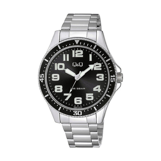 Q&Q Men's Watch Q&Q Qb64J225Y Black (Ø 45 Mm)