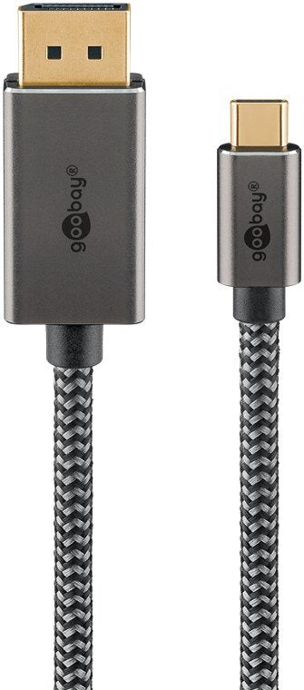Goobay 75709, Cable Black/Silver