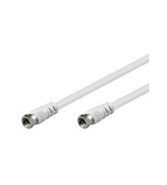 Goobay Mercodan RG59, 2.5M Cable Coaxial 2,5M White — image 1