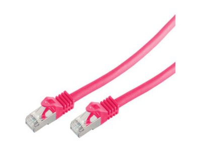 Shiverpeaks RJ45 Network Cable S FTP, CAT.7 Lszh 3,0M Magenta