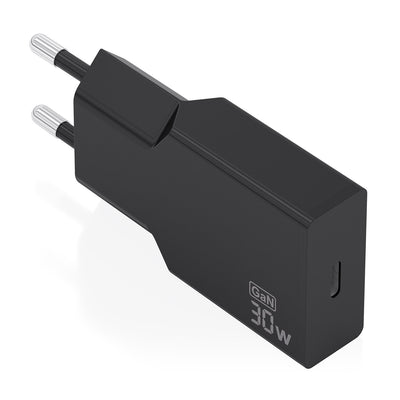 Aisens Wall Charger GaN A110-1004 1x USB Type-c 30W Black — image 1