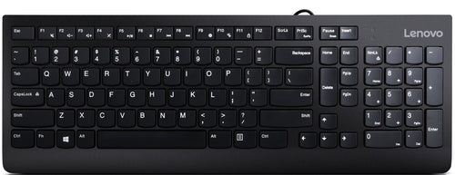 Lenovo 300 Keyboard Universal USB QWERTY English Ee. Uu. Black — image 1