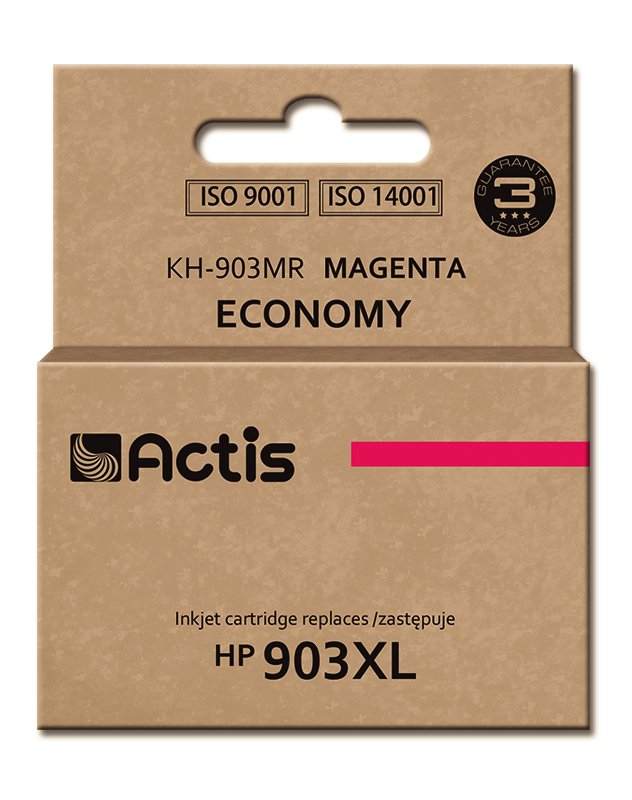 Actis Ink KH-903MR (reemplazo HP 903XL T6M07AE - Standard - 12ML - Magenta - Chip New