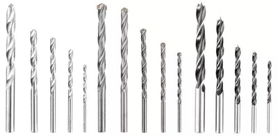 Einhell Set Of Drill Bits Powerbox, 15 Pieces 3 Casetes (ø 3 / 4 / 5 / 6 / 8 / 10MM, Metal Wood Piedra) 491091 — image 1