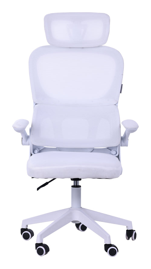Mars Gaming Chair Ergonomica Mgcergoprowh Mesh Transpirable Stand Lumbar White — image 1