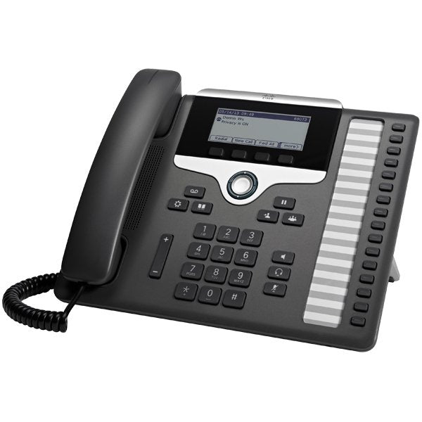 Cisco 7861 Phone IP Black Silver 16 Líneas LCD