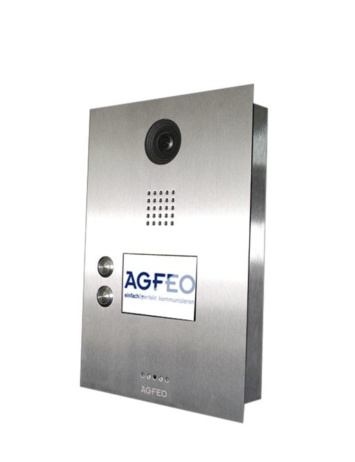 Agfeo Ip-video Tfe 2 Sistema Intercomunicación Video 8,89CM (3.5) Steel Inoxidable