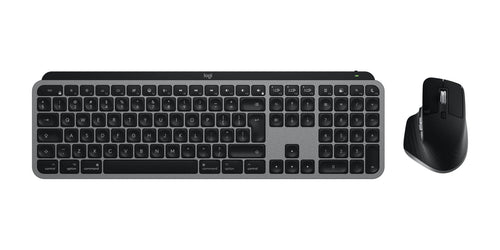 Logitech Master Mx Keys S Combo For Mac Keyboard Mouse Included Home Office RF Wireless + Bluetooth QWERTY Int — image 1