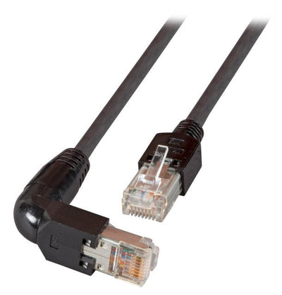 Efb RJ45 Network Cable CAT.5E S UTP Pvc TM11 1X90 Black 1M — image 1