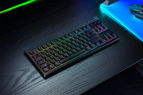 Razer Blackwidow V4 Low-profile Tenkeyless Hyperspeed Green Switch Keyboard - Us Layout — image 1