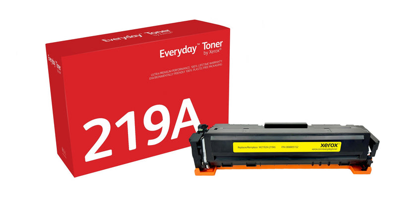 Xerox Everyday Toner Replaces Yellow HP 218A W2192A Aprox. 1200 Copias