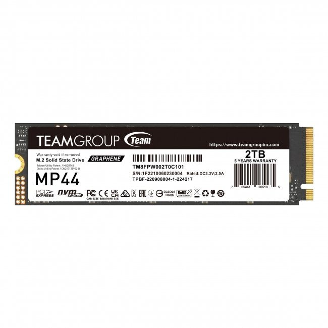 Team Group MP44 M.2 2TB Pci Express 4.0 NVMe