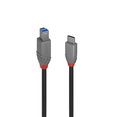 Lindy Cable 1M USB 3.2 Typ C An B Anthra Line — image 1