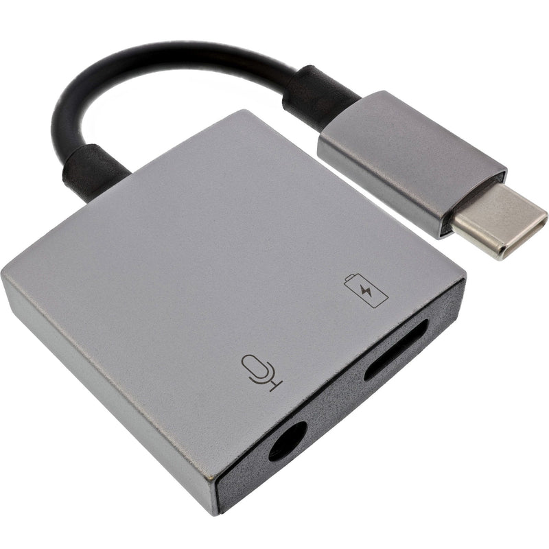 Inline® USB-C Audio Adapter USB-C a 3.5MM Jack + Pd 30W
