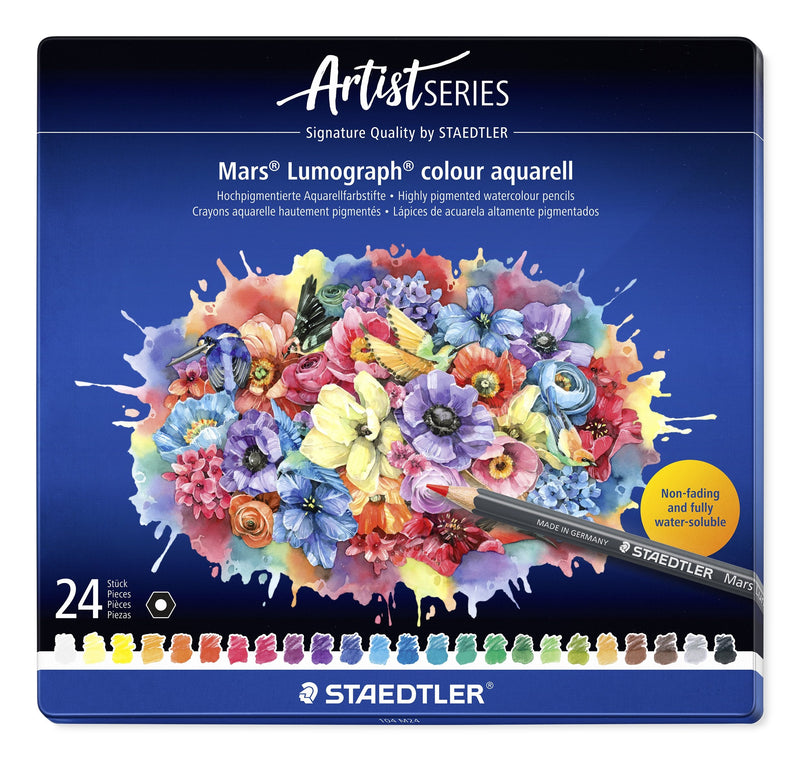 Staedtler Pencil Colour Aqua Mars 24ST 100% Pefc