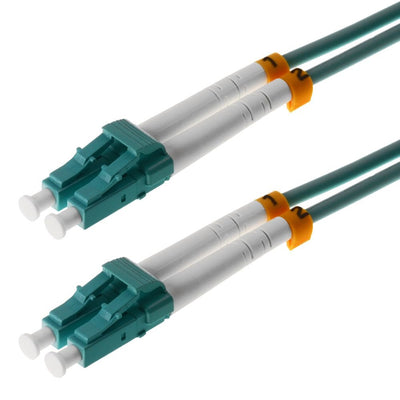 Helos Lwl Network Cable Lc/Lc Duplex 50/125?M OM3 Aqua 10,0M — image 1