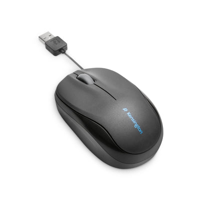 Kensington Mouse Optico Retractable Pro Fit, Laptop Black 2 Years — image 1
