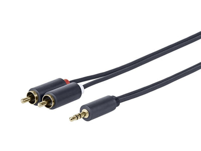 Vivolink PROMJRCA15 Cable Audio 15M 3,5MM 2 X Rca Black — image 1