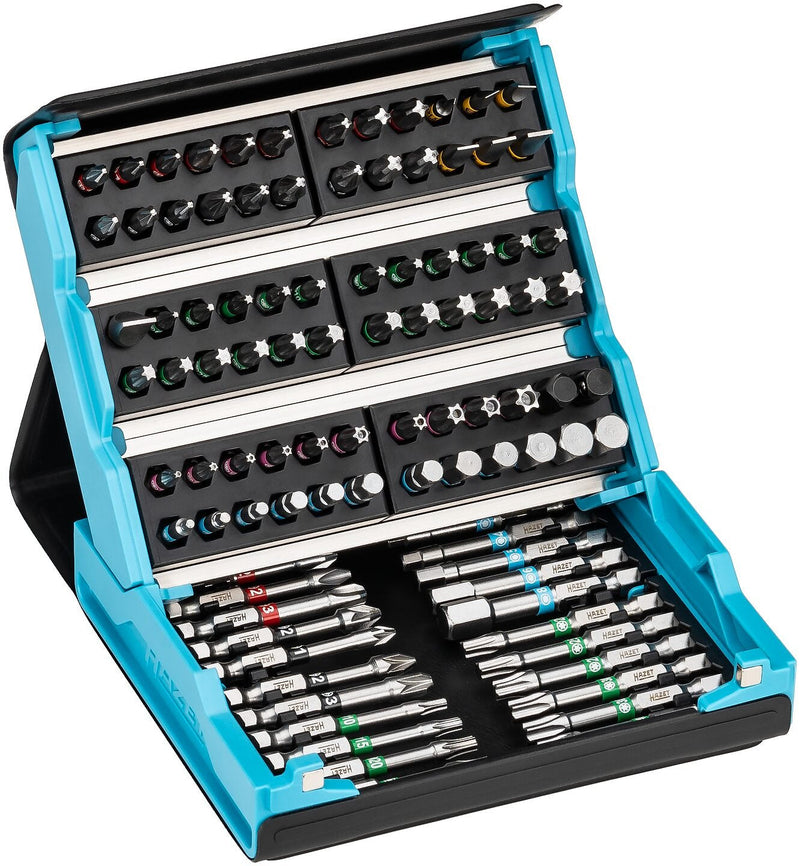 Hazet Smartcase Set Of Puntas 2200SC-3, 96 Pieces Black/Blue 1/4