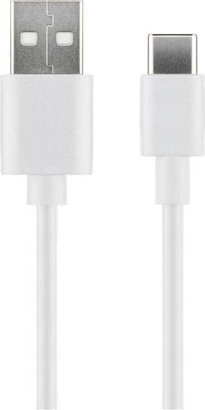 Microconnect USB3.1CCHAR2W USB Cable USB 2.0 2M USB a USB C White — image 1