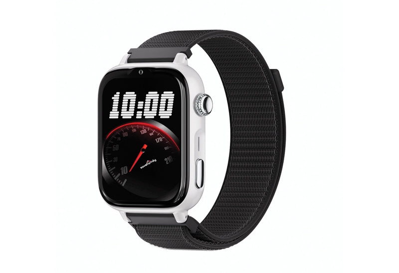 Savefamily Watch Smart Kids Savewatch Plus 2 - Screen Amoled - Housing White - Strap Fabric Black