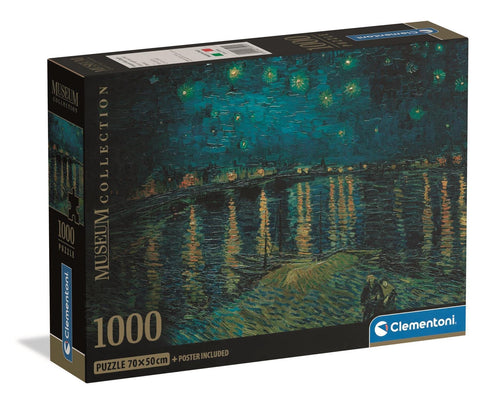 Puzzle Starry Night Over The Rhone Van Gogh Museum 1000PZS — image 1