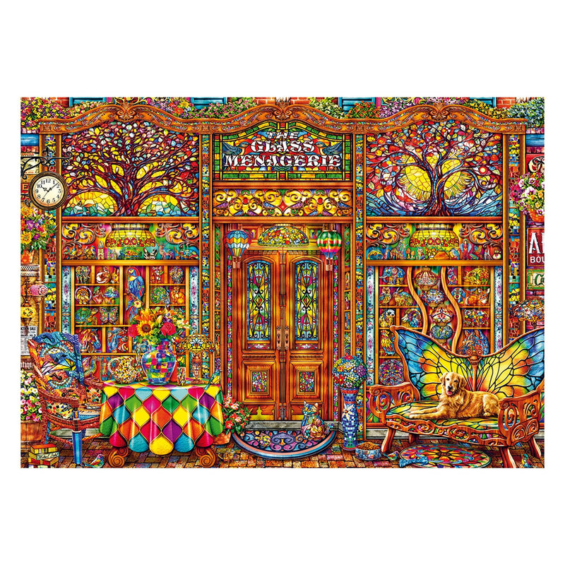 Schmidt Spiele Michael Fishel: Zoológico Glass Rompecabezas 1000 Pieces 58614