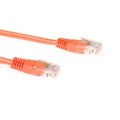 Orange 15 Meter U UTP CAT.5E Patch Cable With RJ45 Connectors — image 1