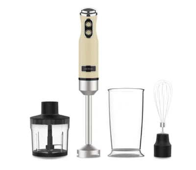Cecotec Blender Mano Power Retroyellow 1200MAX Cream&crush Yellow 1.200 Watts With Picador And Batidor 8435484 — image 1