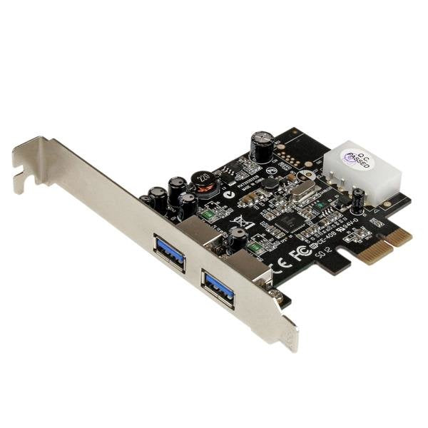 StarTech Adapter Card Pci Express 2 Ports USB 3.0 With Power Molex And Uasp