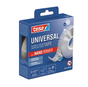 Tesa Doppelseitiges Klebeband Nano Power Universal 3MX30MM — image 1