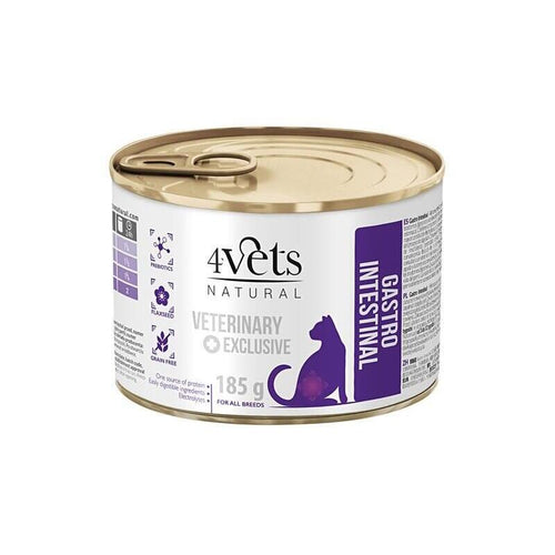 4VETS Natural Gastro Intestinal Cat - Comida Húmeda Gatos - 185G — image 1