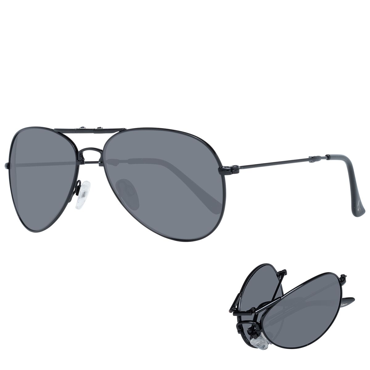 Aviator Unisex Sunglasses Aviator Avgsr 635Bk