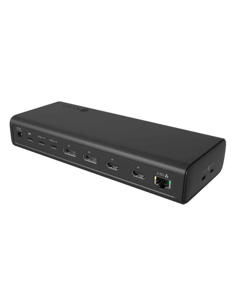 Icy Box IB-DK7401-CU31 Alámbrico USB 3.2 Gen 2 (3.1 Gen 2) Type-c Black