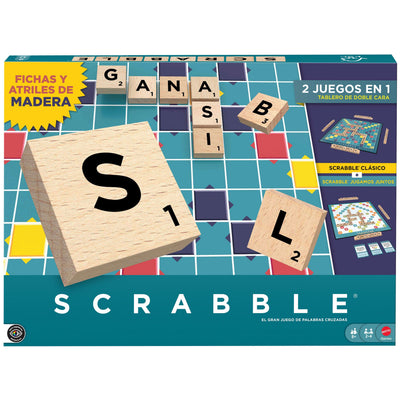 Set Desk Scrabble Core Wood Spanish — image 1