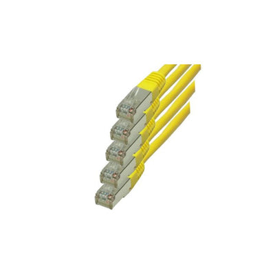 S-conn CAT.6 S/FTP 0.25M Network Cable Yellow 0,25M CAT.6 S/FTP (s-STP) — image 1