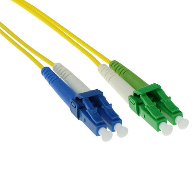 1 Meter Lszh Singlemode 9 125 OS2 Fiber Patch Cable Duplex With Lc Apc And Lc Upc Connectors — image 1