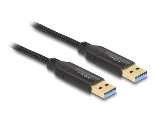 Delock USB Type-c™ 5Gbps Data Link Cable + Km Switch 2M — image 1