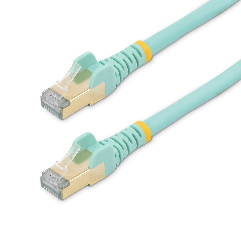 StarTech.com Cable 7M Network Ethernet CAT.6A Aqua With Connectors RJ45 Without Enganches STP With Alambre Cob