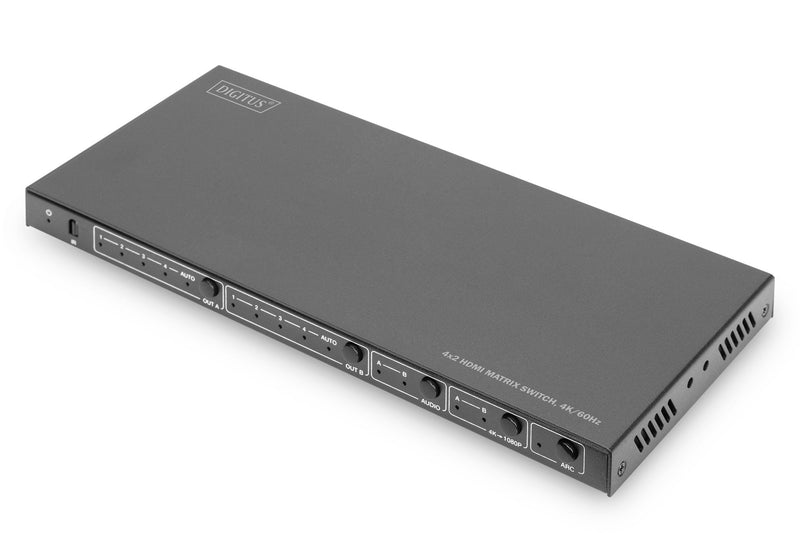 Digitus Conmutador Matriz 4X2 Hdmi, 4K/60HZ