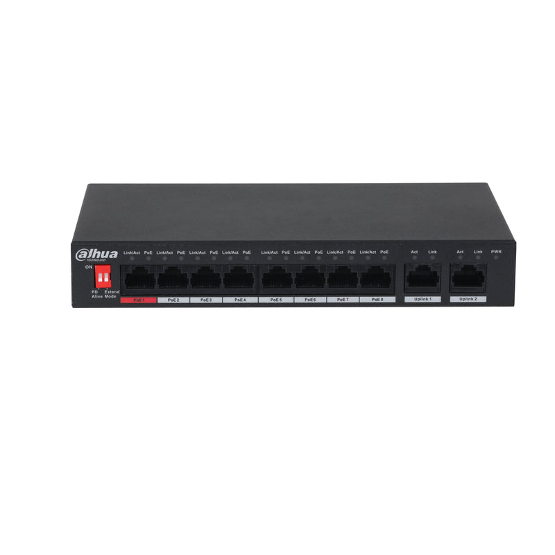 Switch PoE PFS3010-8ET-96-V2 8 Ports Dahua