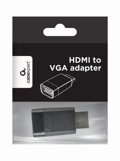 Gembird Adapter HDMI a VGA M/H Black A-HDMI-VGA-001 — image 1