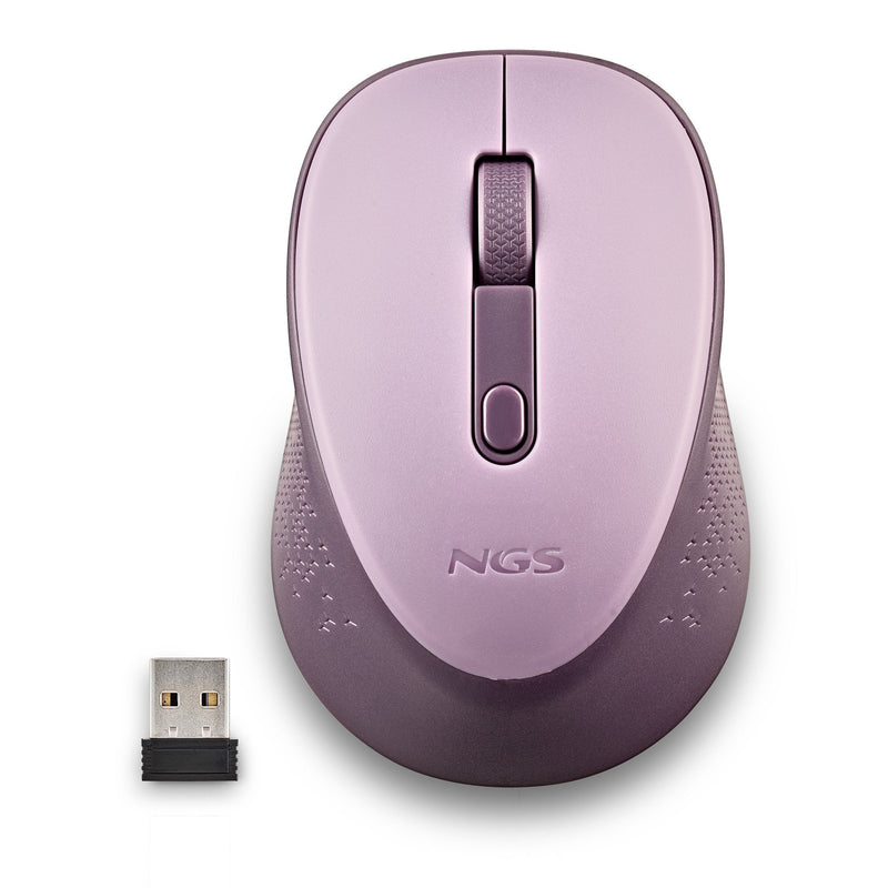 Ngs Wireless Mouse 800/1600DPI Colour Lila